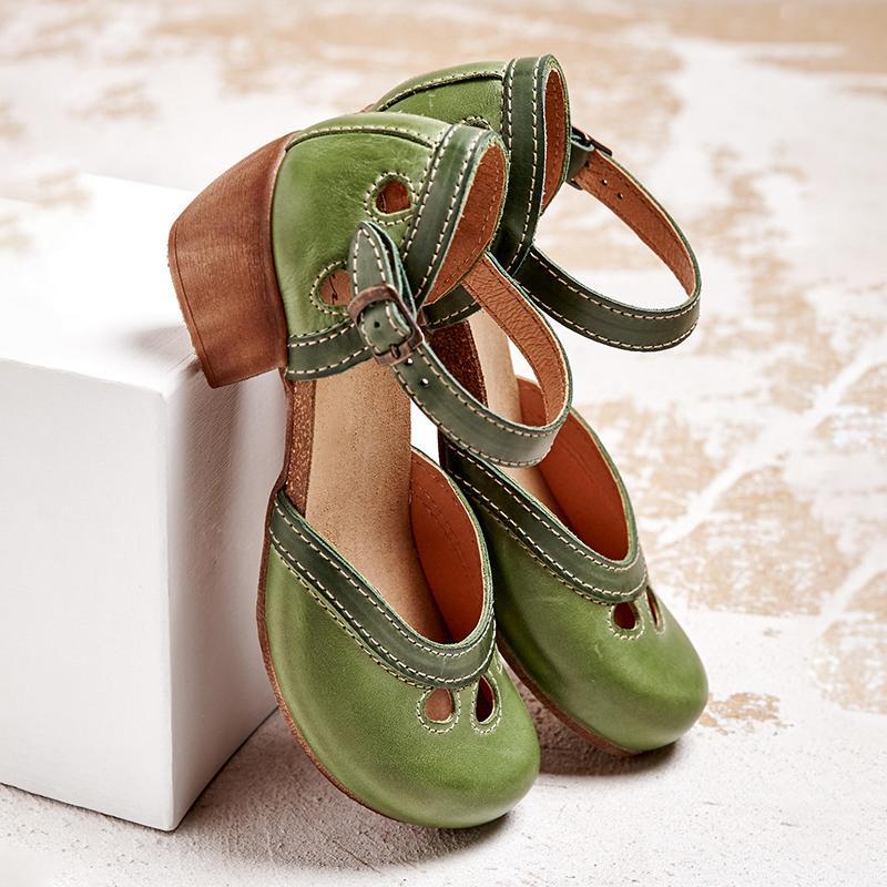 Comfortable Orthopedic Sandals with Low Heel-HighTouch