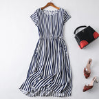 Cotton silk dress-HighTouch