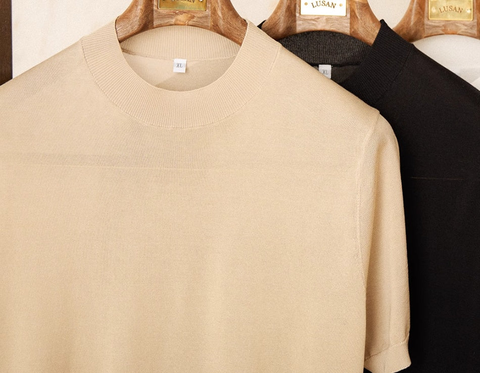 Luxury Lyocell & Mulberry Silk Blend Shirt-HighTouch