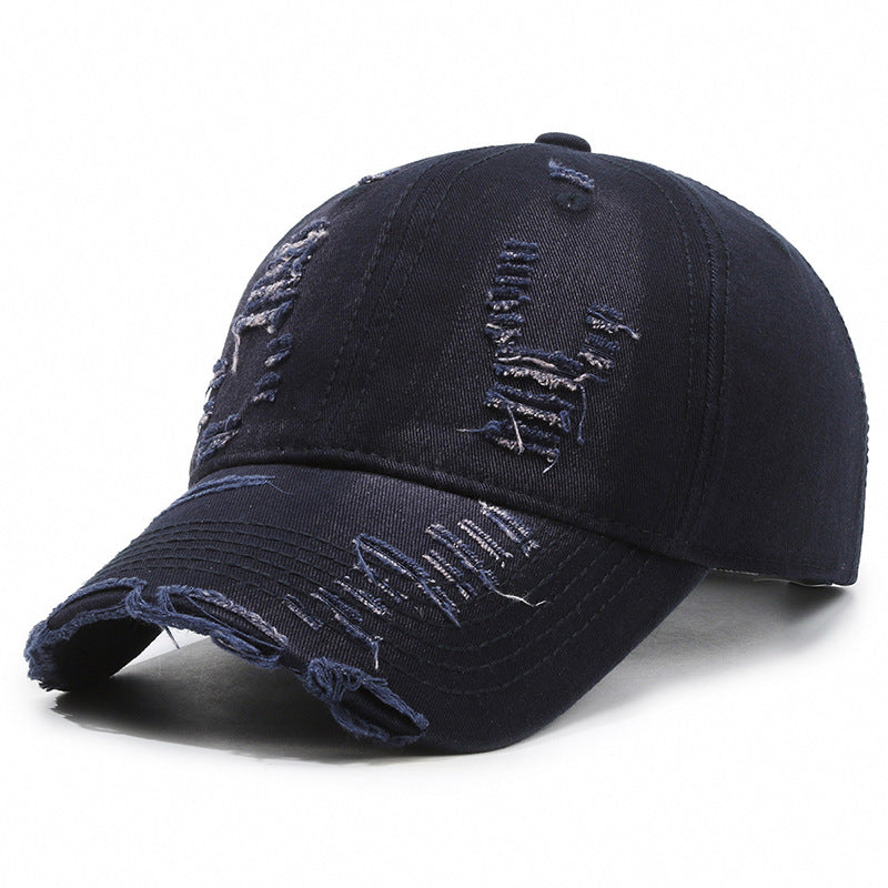 Street Hole Vintage Baseball Cap – Men's Washed Cowboy-HighTouch