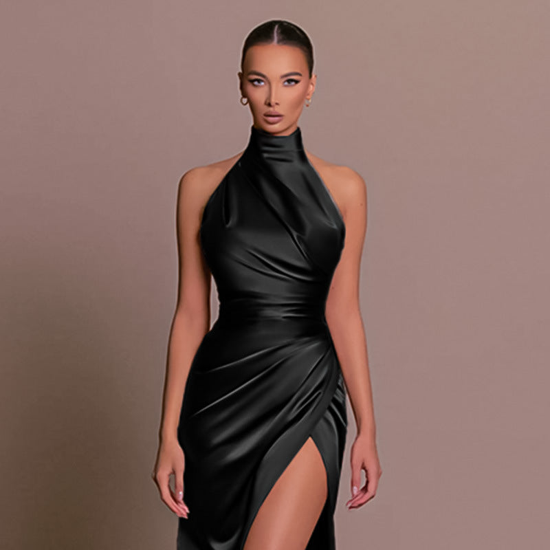 Wedding Guest Dress with Slit-HighTouch