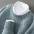 Gray Green Round Neck / 2XL