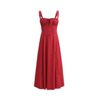 Seaside Vacation Sling Back Cross Tied Slim Fit Overknee Dress-HighTouch