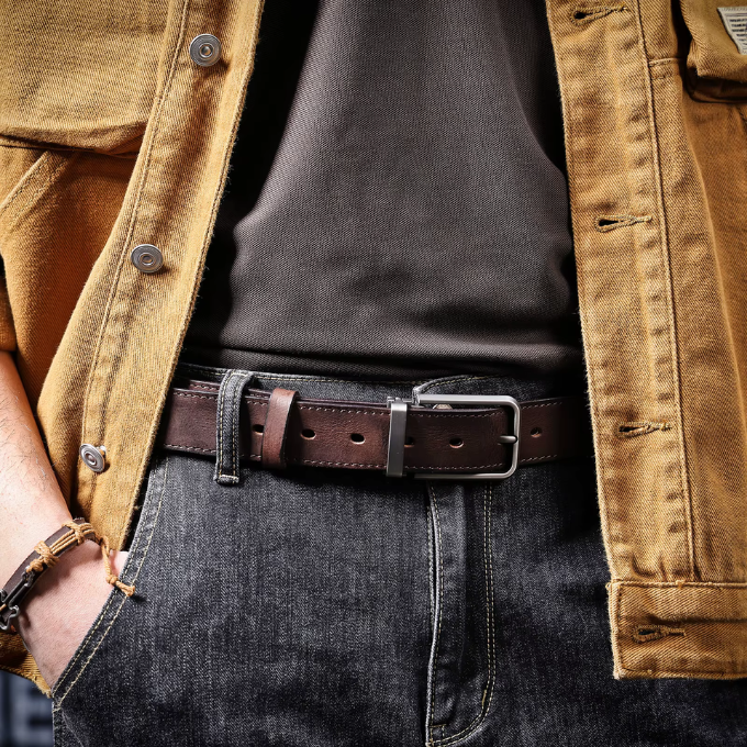 Men's Full-Grain Leather Belt – Buckhorn