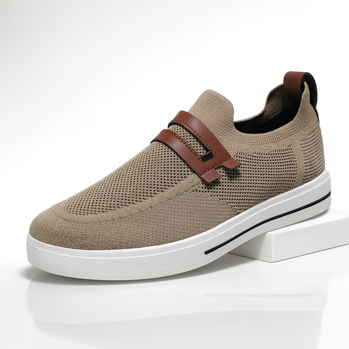 Men’s Breathable Mesh Slip-On Sneakers for Walking
