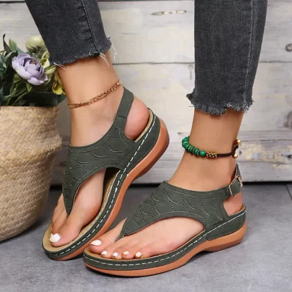 Women's Orthopedic Arch Support Sandals Adjustable Straps