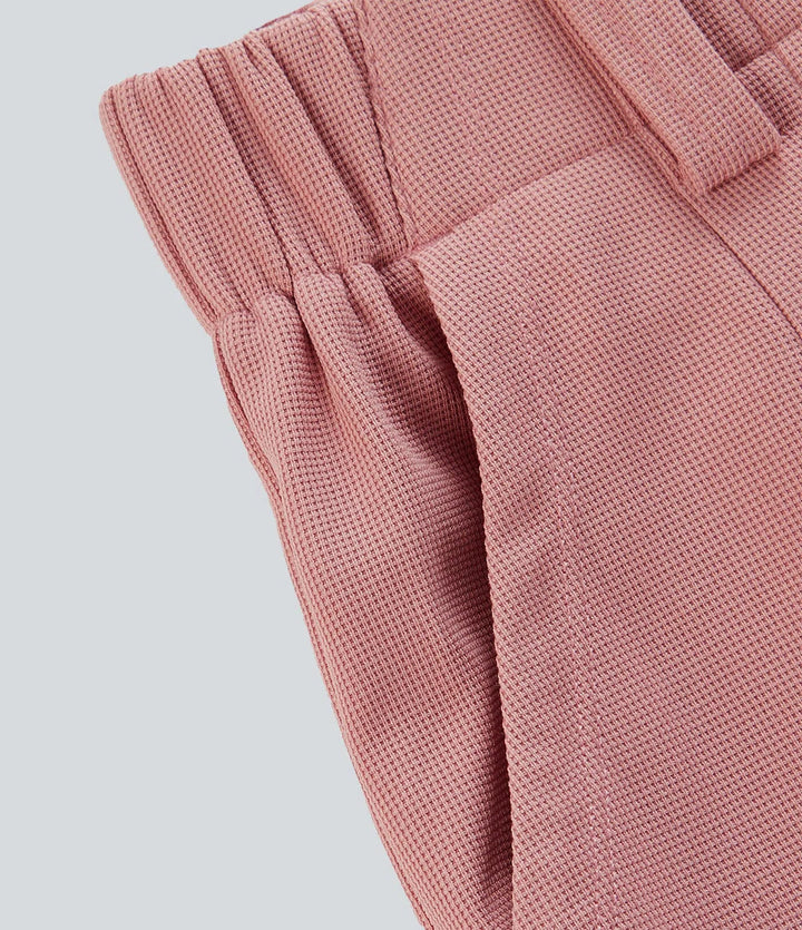 Halara Flex High Waisted Pocket Wide Leg Waffle Work Pants