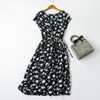 Cotton silk dress-HighTouch