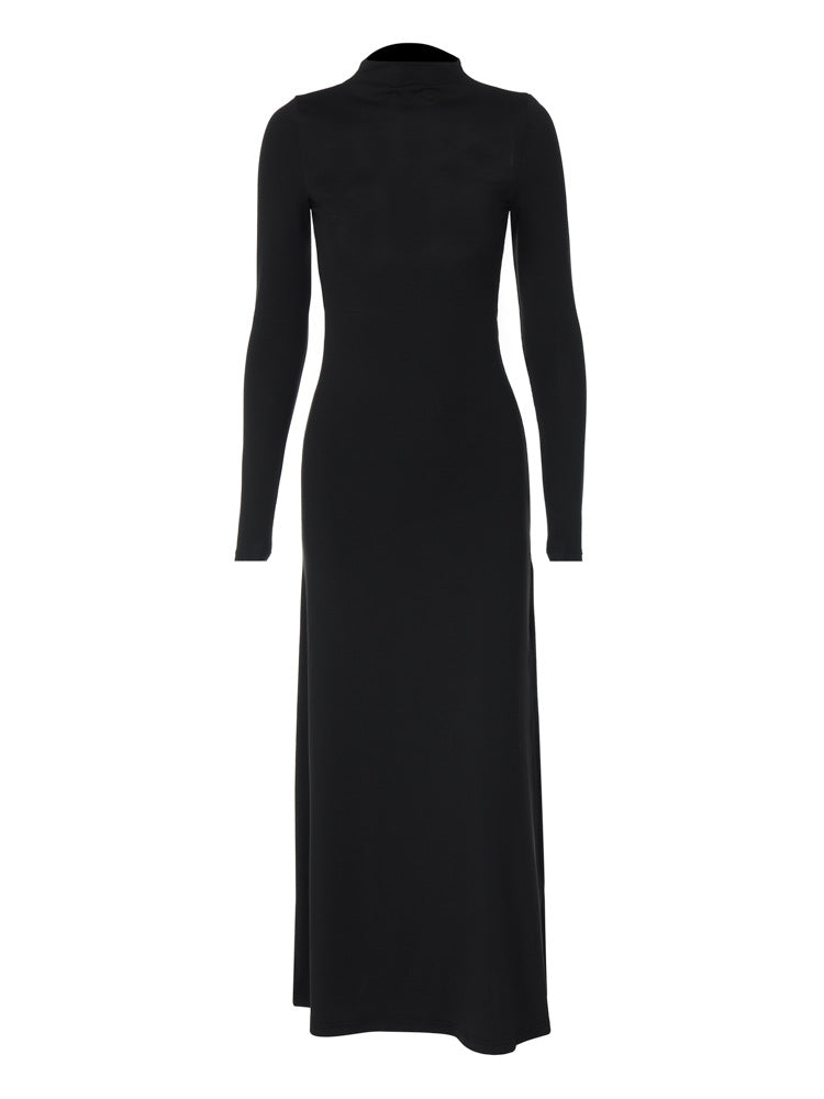 Women’s Flattering Midi Dress-HighTouch