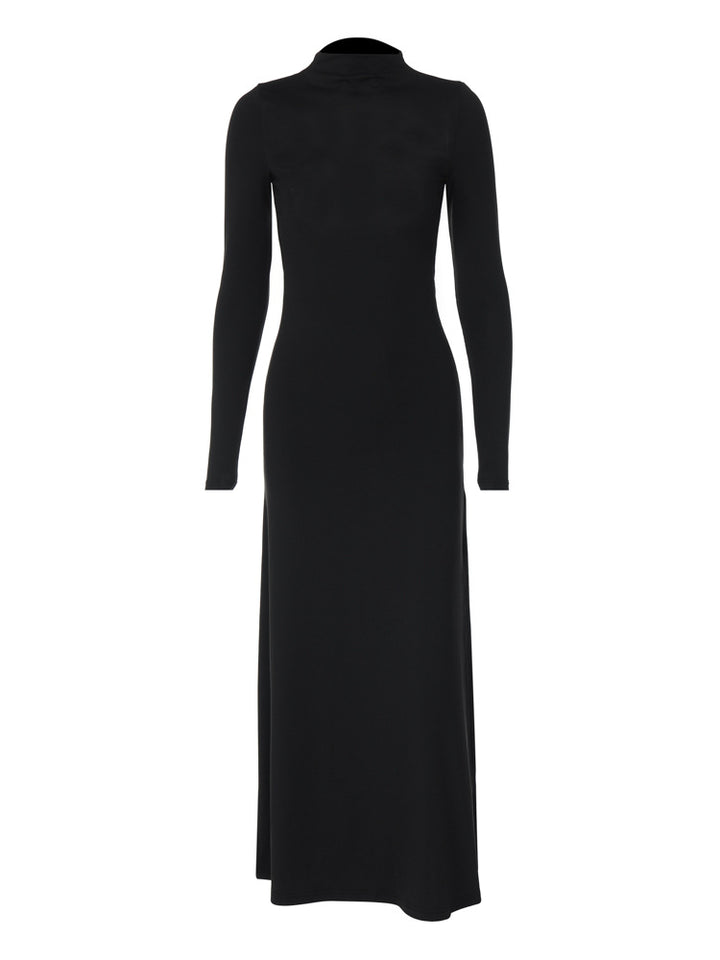 Women’s Flattering Midi Dress-HighTouch