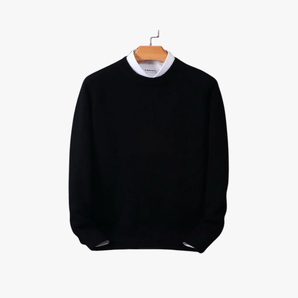 Ultra-Soft Loose-Fit Knit Sweater-HighTouch