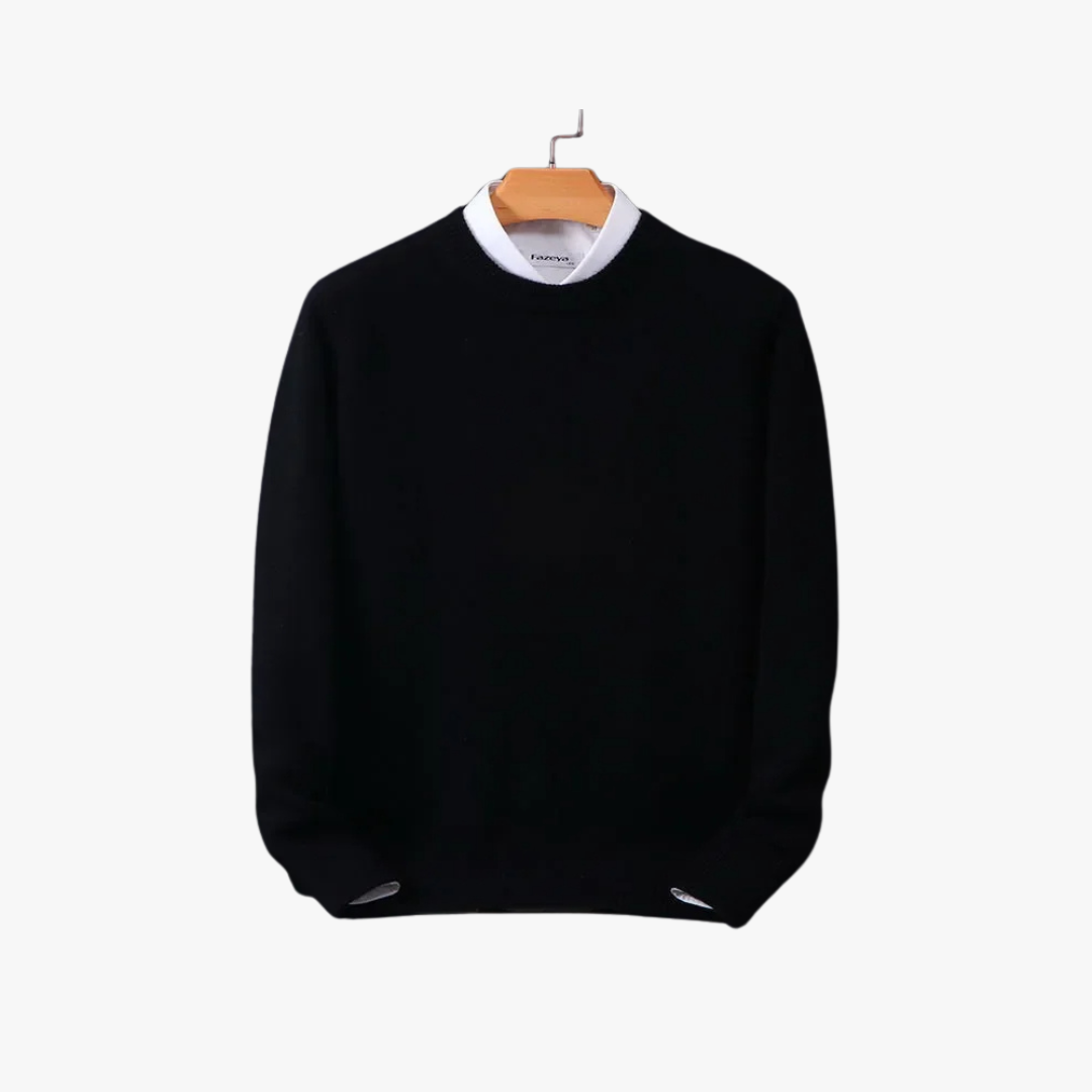 Ultra-Soft Loose-Fit Knit Sweater-HighTouch