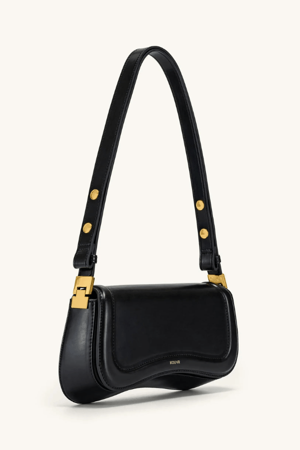Sabine Shoulder Bag - PU Leather Sleek Buckle Design
