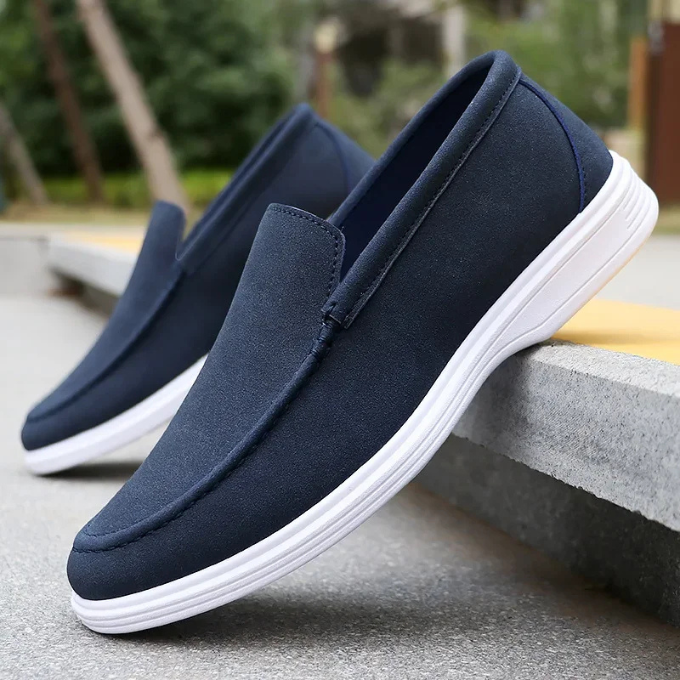 Men's Suede Loafers – Premium Comfort