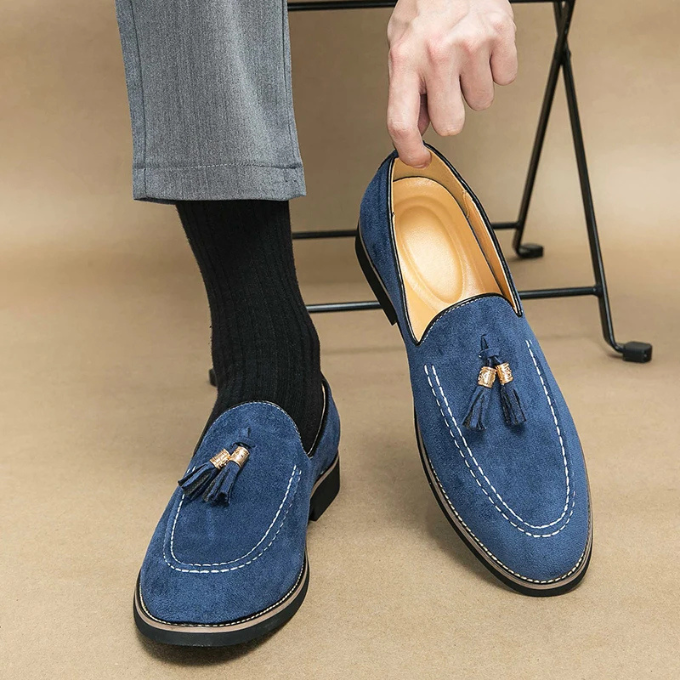 Men’s Velvet Loafers – Elegant Slip-On Style