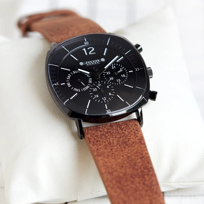 The Mason Edge Wristwatch - Modern Stainless Steel Mens Watch