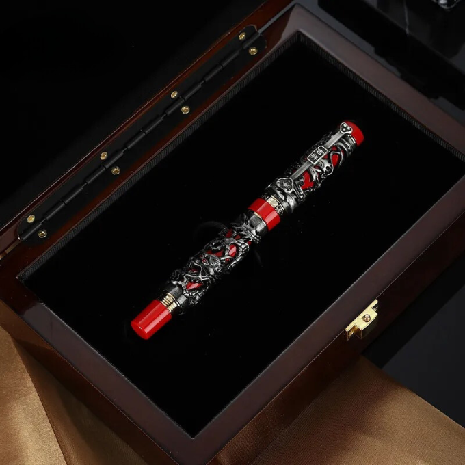 Regal Luxe Dragon Fountain Pen | Fine Writing Gift