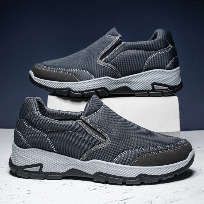 Men’s Leather Slip-On Shoes | Casual Business Loafers Flats