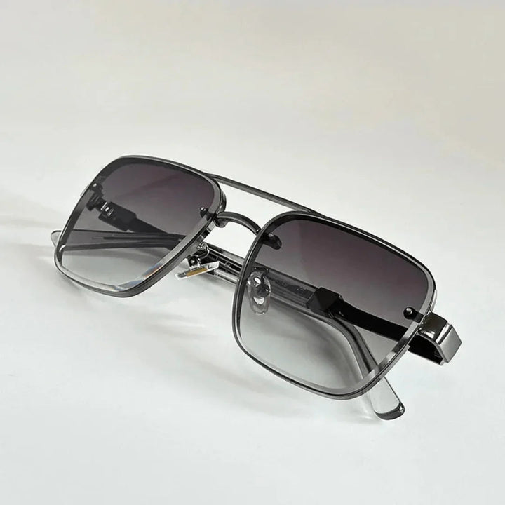 Men's Square Sunglasses – UV400 Gradient Lenses