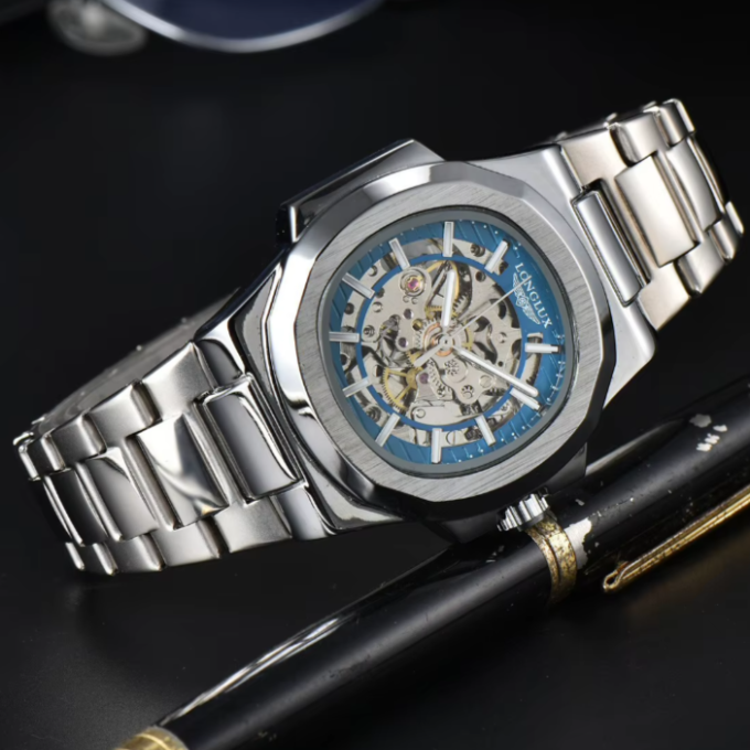 Men's Skeleton Automatic Watch – Carbonline