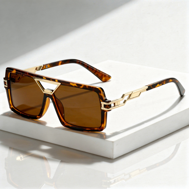 Men's Oversized Square Sunglasses with UV400