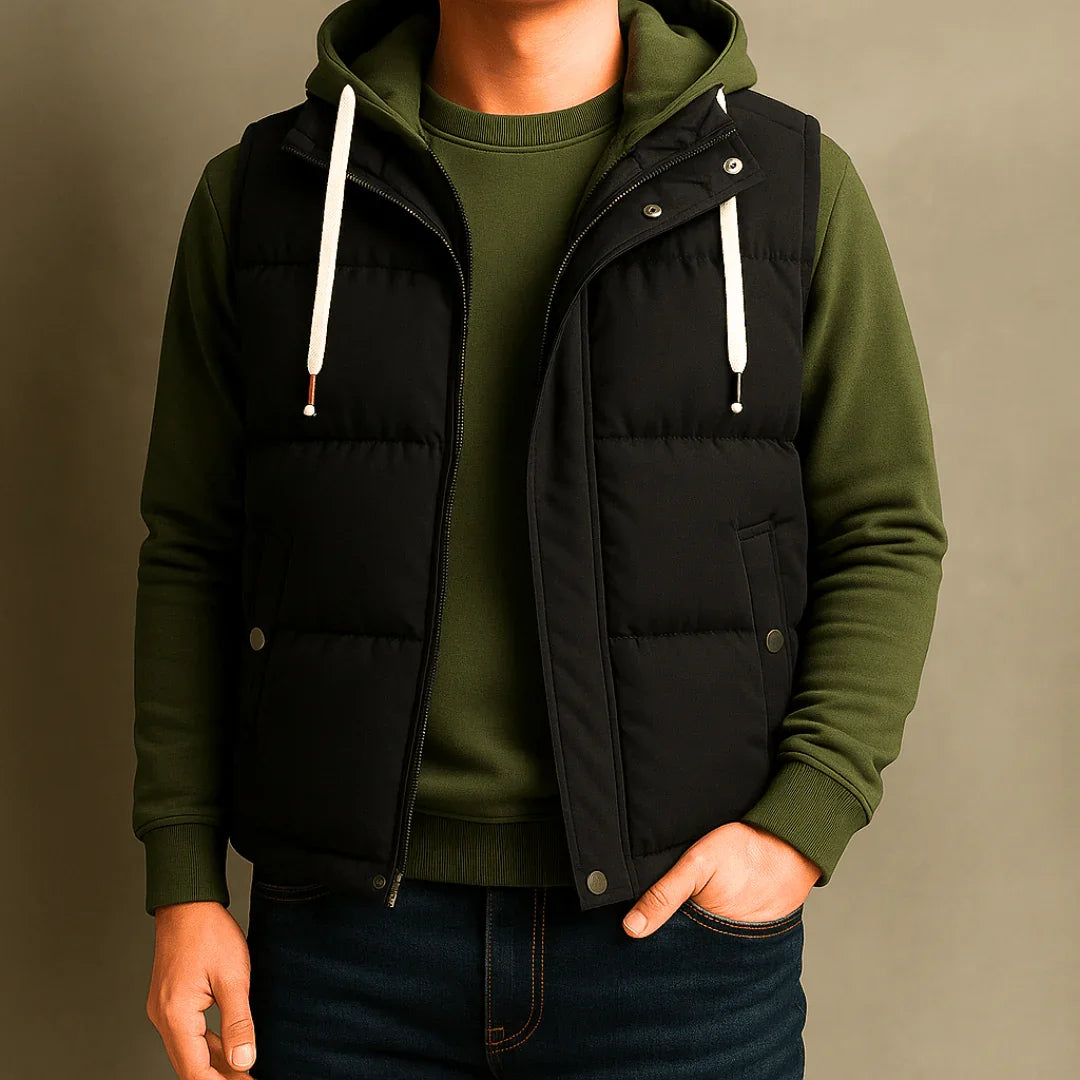 Men's Hooded Vest – Lightweight Everyday Layer