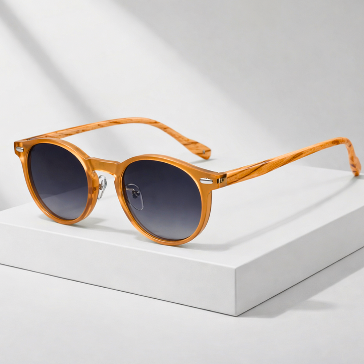 Men's UV400 Sunglasses – Lightweight Rounded Frame