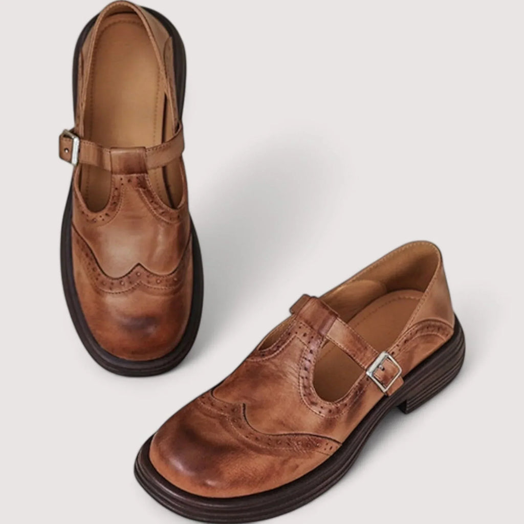 Claudia Elite Leather Mary Jane Shoes