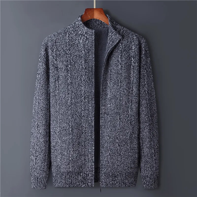 Men's Wool Zip Jacket – Warm, Breathable & Stylish