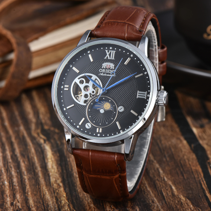 Men's Automatic Skeleton Watch – Solara Orient