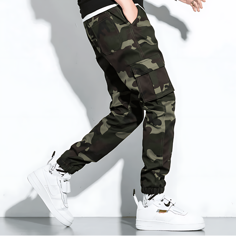 Men's Camo Cargo Pants – Relaxed Fit