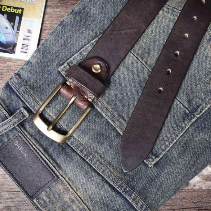 Men's 100% Cowhide Leather Belt | Italian Handmade