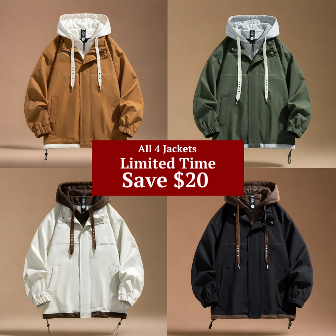 Men's Insulated Hooded Jacket