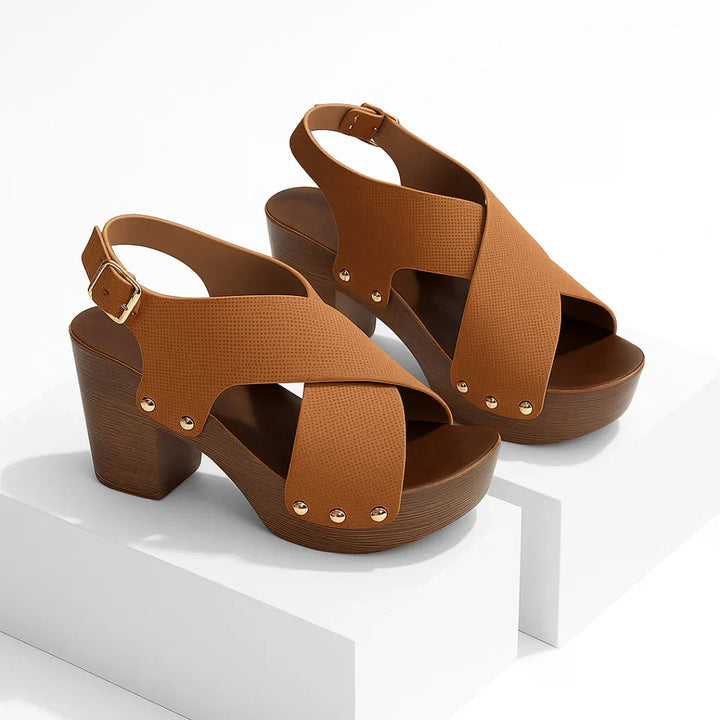 Women's Block Heel Slingback Heels – Arch Support & Comfort