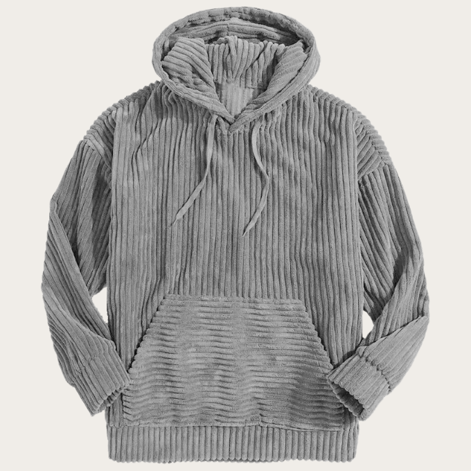 Men's Corduroy Hoodie – Soft Casual Layer