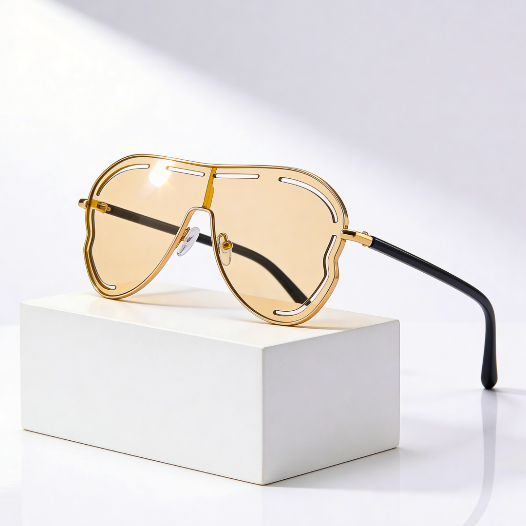 Women's Oversized UV400 Aviator Sunglasses – Gradient