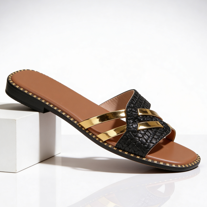 Women's Goldline Slide Sandals Slip On Casual Shoes
