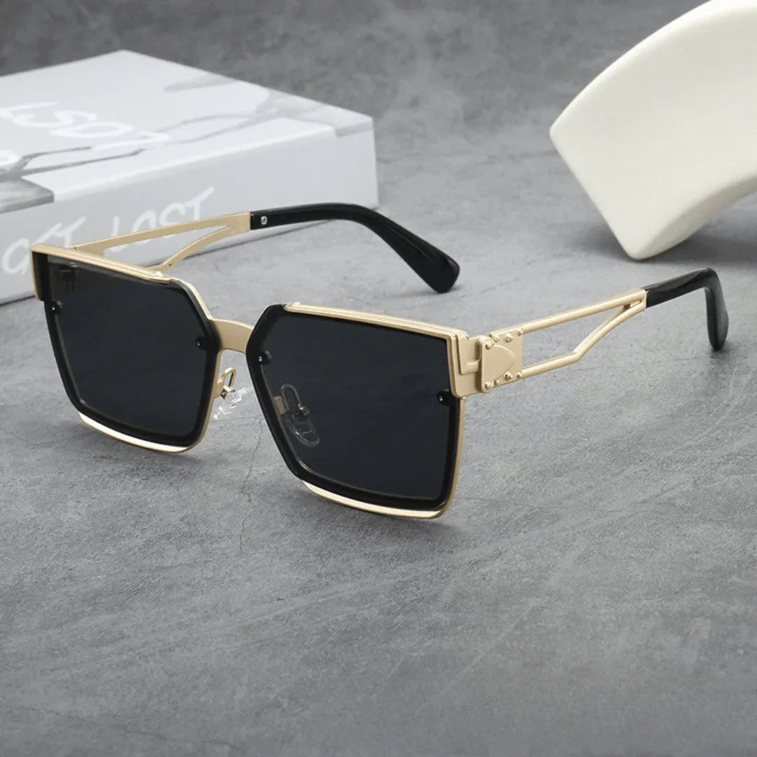 Men's Oversized UV400 Square Sunglasses – Gradient