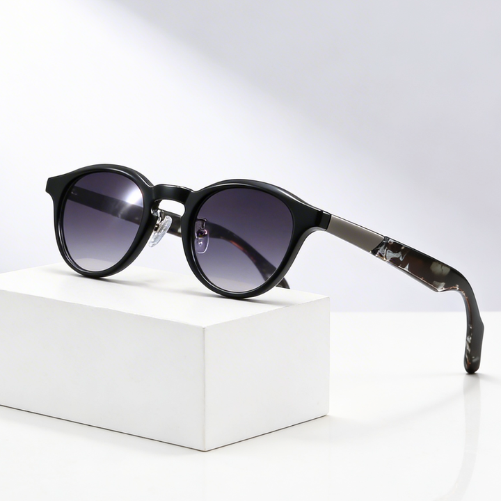 Unisex UV400 Retro Round Sunglasses – Adjustable Fit