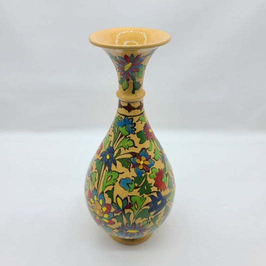 Ceramic Flower Round Vase - HighTouch 