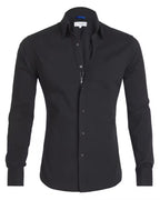Men’s Slim Fit Long Sleeve Shirt – Comfortable Stretch Cotton-HighTouch