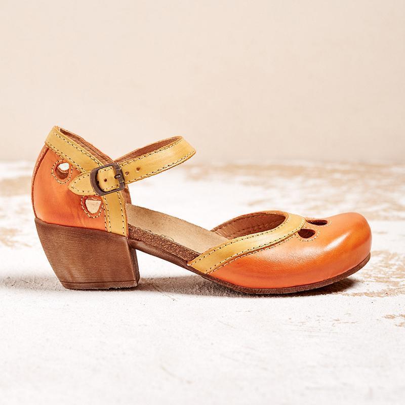 Comfortable Orthopedic Sandals with Low Heel-HighTouch