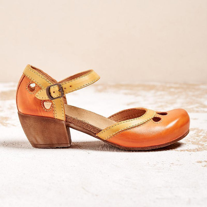 Comfortable Orthopedic Sandals with Low Heel-HighTouch