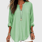 Lenara Linen Beach Shirt Luxe