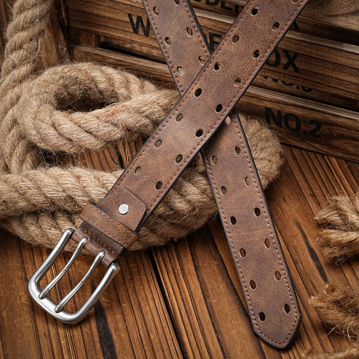 Men's Distressed Leather Belt – Dakota
