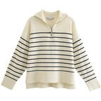 Women’s Smart-Fit Striped Sweater Coat-HighTouch