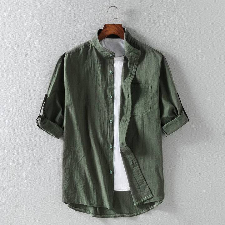 Men's Signature Button-Up Shirt – Casual Cotton Style