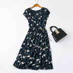 Cotton silk dress-HighTouch