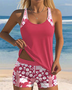 Melanie | Two-Piece Swimsuit with Comfortable Fit and Floral Beach Style