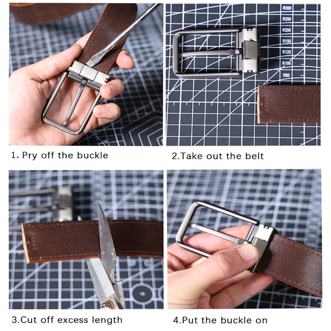 Men's Full-Grain Leather Belt – Buckhorn